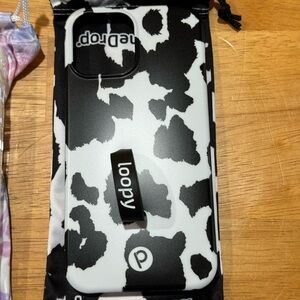 Cow print IPhone 12 Pro Max loopy case